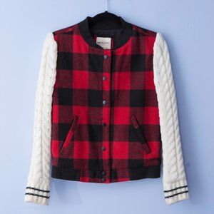 Thread and Supply red plaid jacket